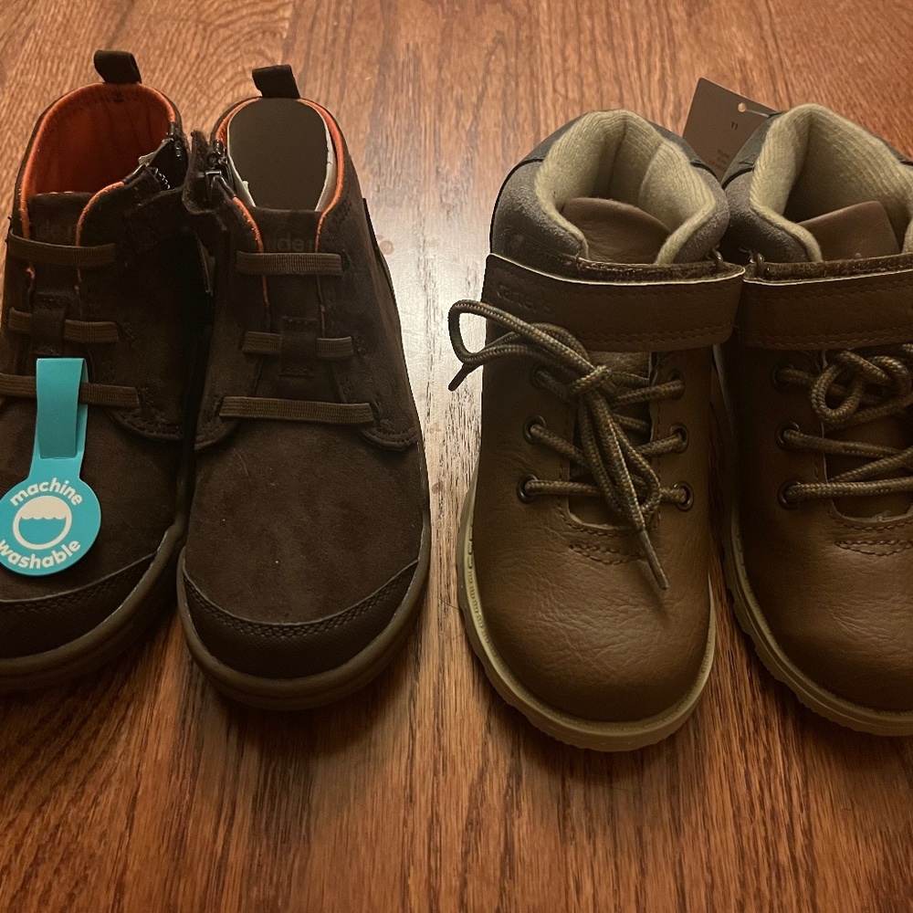 NWT Boys Shoe Lot Size 11 Stride Rite and Carter’s